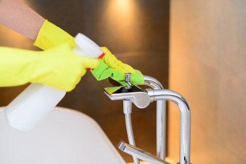 Deep carpet cleaning service for a hallway and landing in SE13