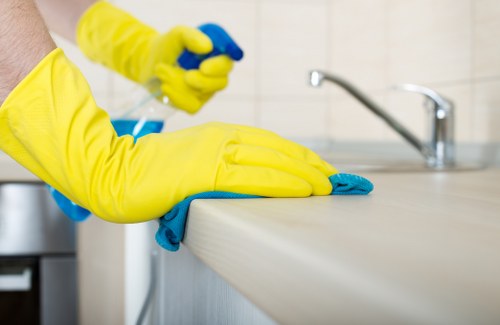 Post-construction cleaning in a local SE13 home with access challenges