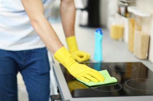 Deep carpet cleaning process in a residential SE13 property