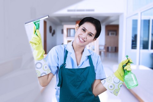 Safe carpet cleaning procedures with protective equipment and careful planning